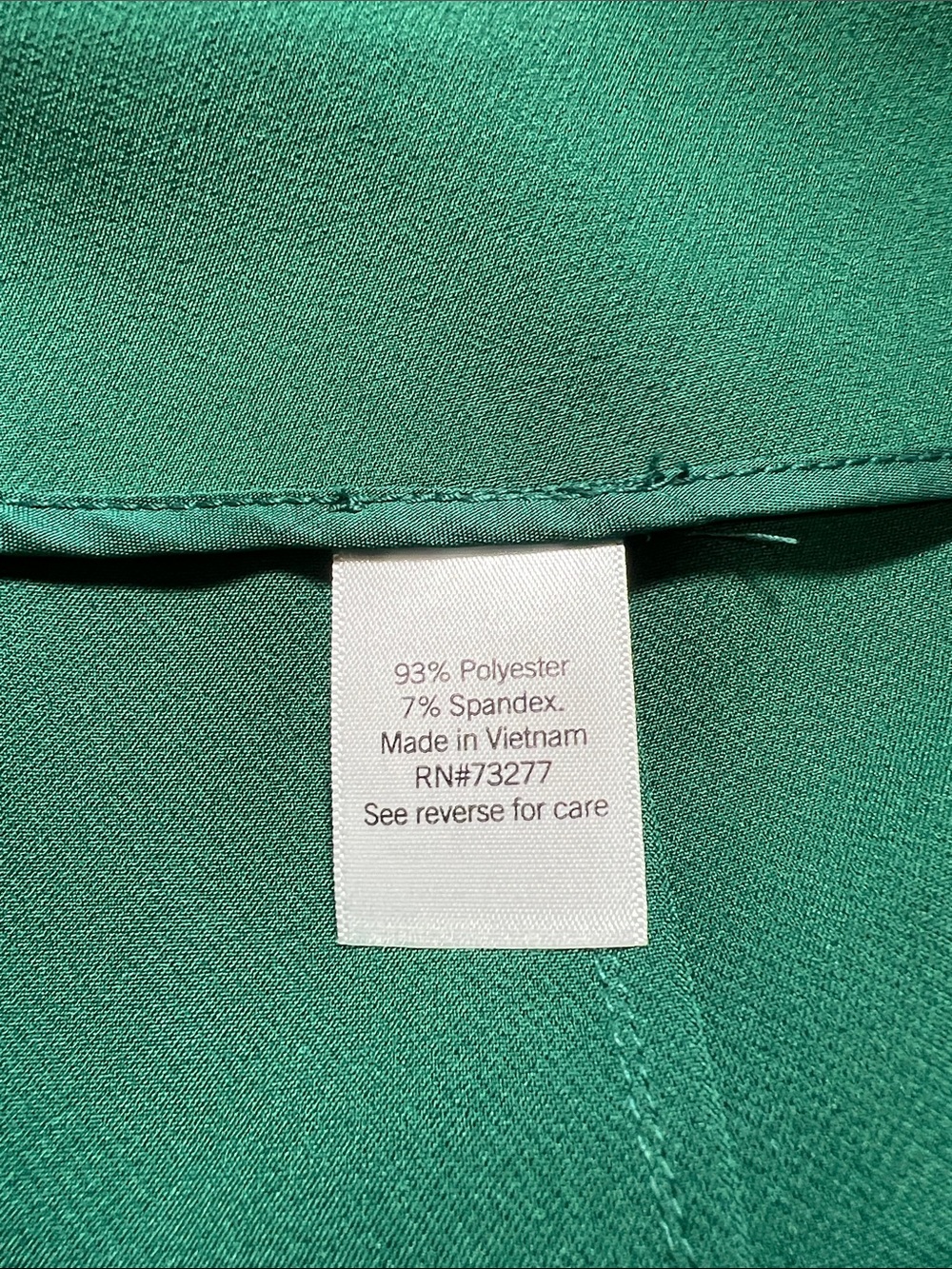 NWT Nine West Emerald Green Wide Leg Pants Size 4 - Picture 4 of 5